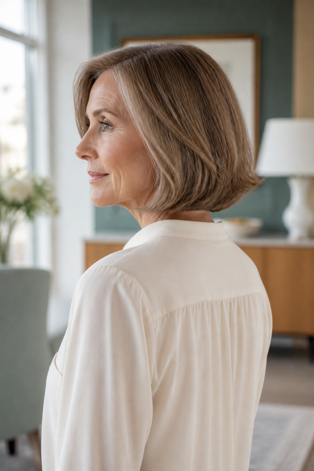 Flipped Ends hairstyle shown in a realistic hair-focused editorial view