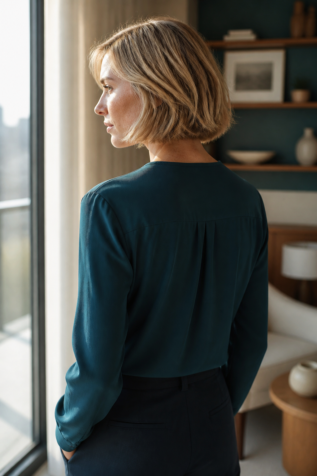 Sunlit Bronde hairstyle shown in a realistic hair-focused editorial view