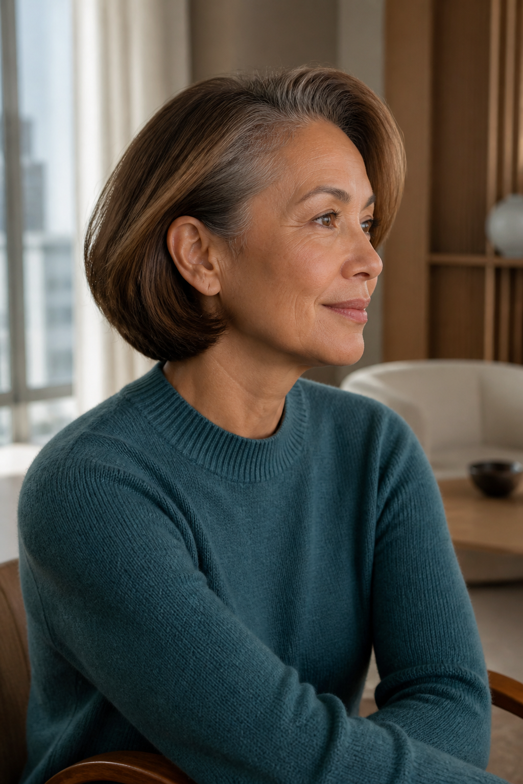 Soft Inheritance hairstyle shown in a realistic hair-focused editorial view