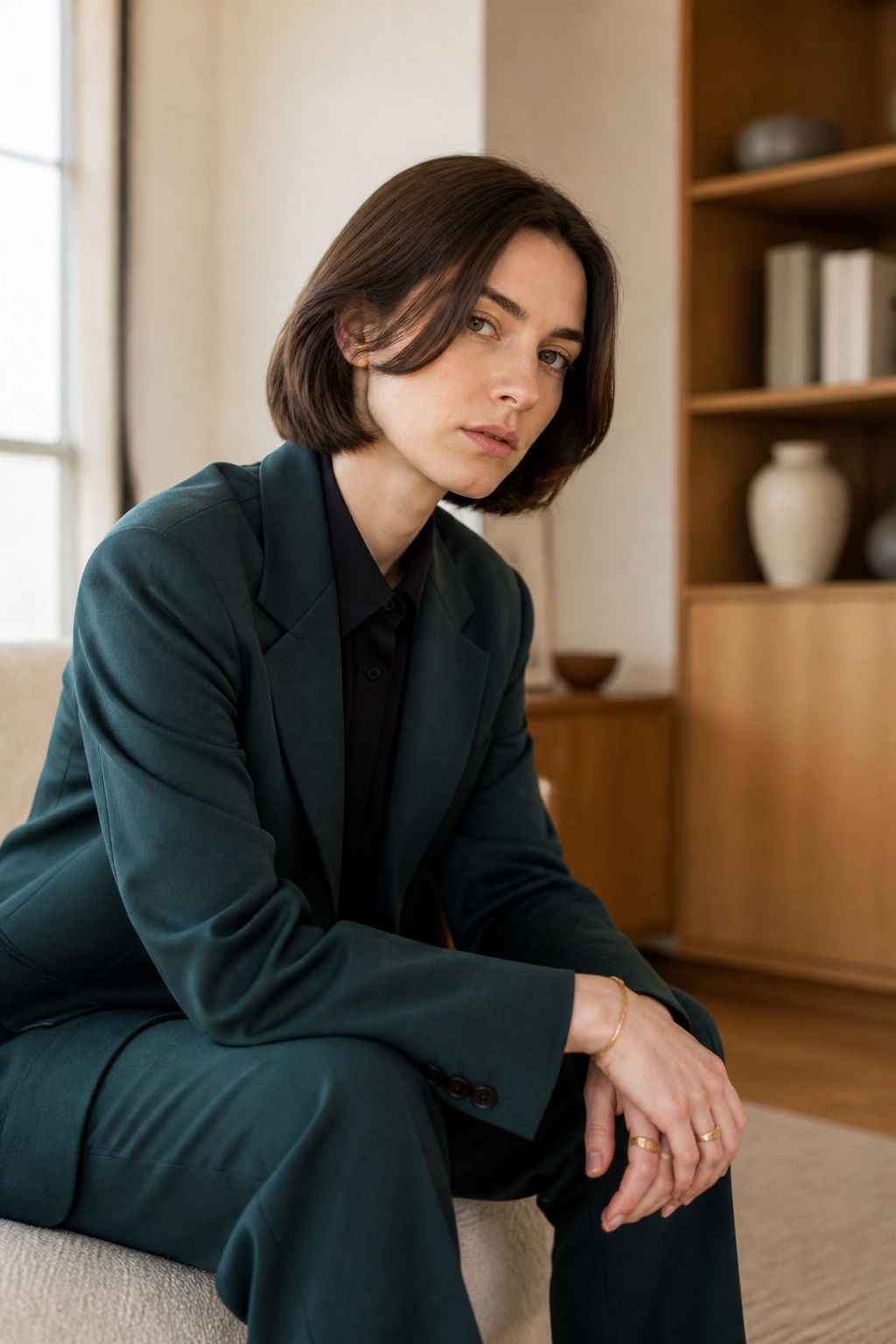 Modern Heir hairstyle shown in a realistic hair-focused editorial view