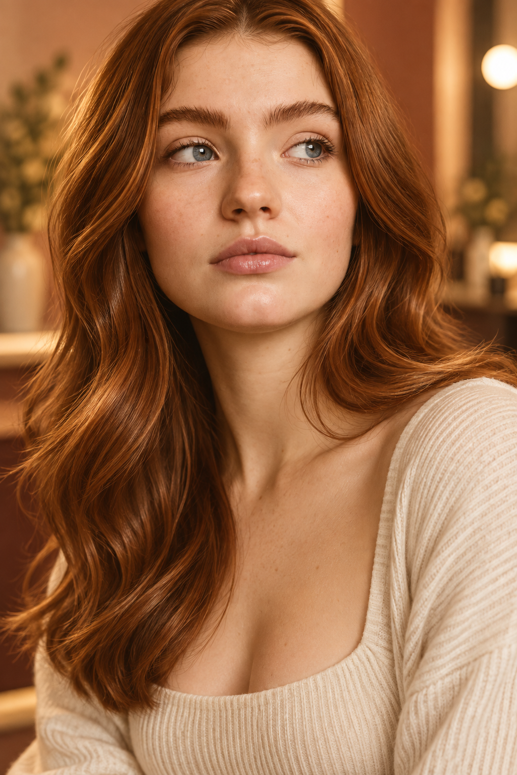 spiced auburn haircolors: cinnamon auburn