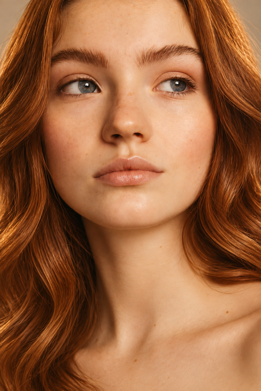 spiced auburn haircolors: warm auburn waves