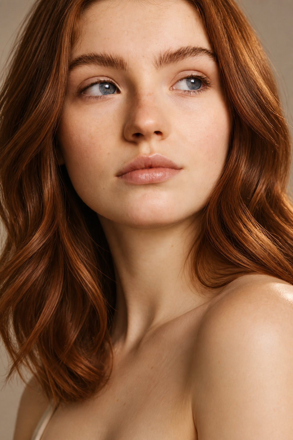 spiced auburn haircolors: glossy auburn brunette