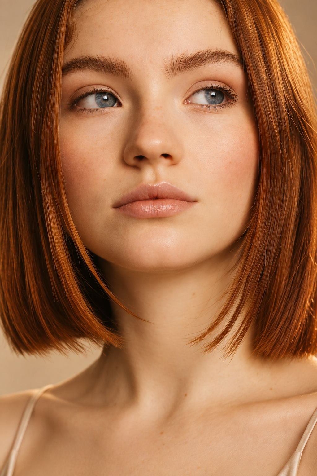 spiced auburn haircolors: soft auburn layers