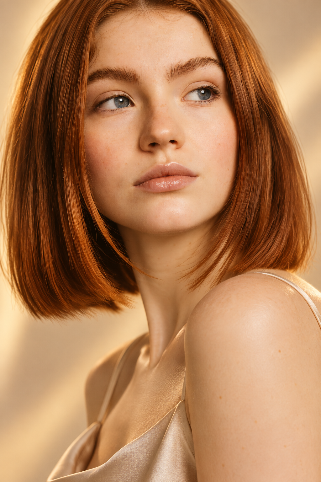 spiced auburn haircolors: bright copper auburn