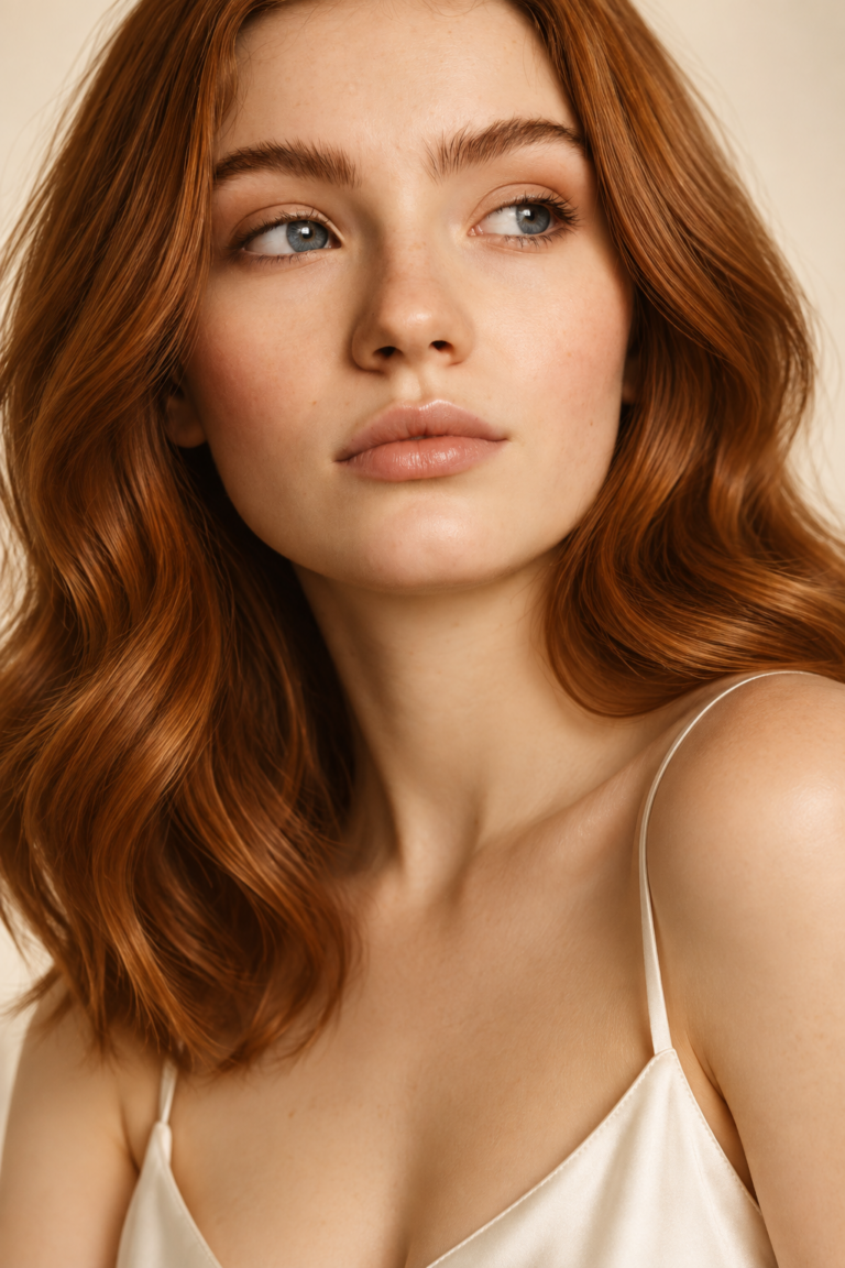 spiced auburn haircolors featured look