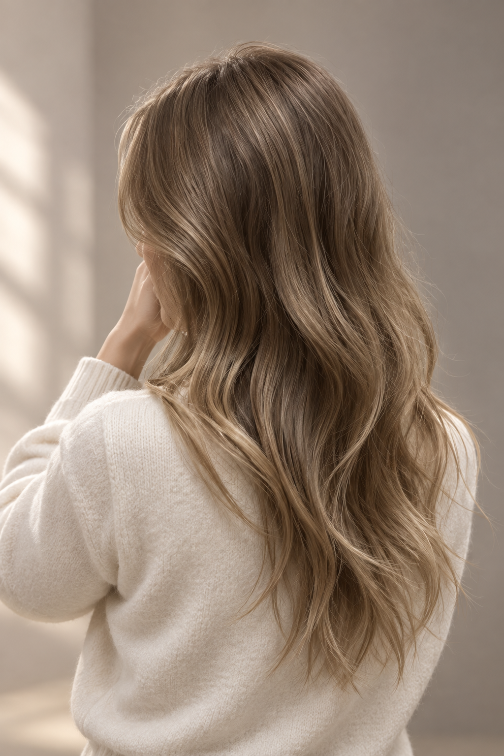 Mushroom Brown Waves for thin hair