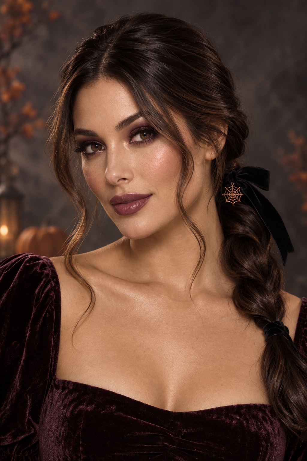 ghostly low chignon