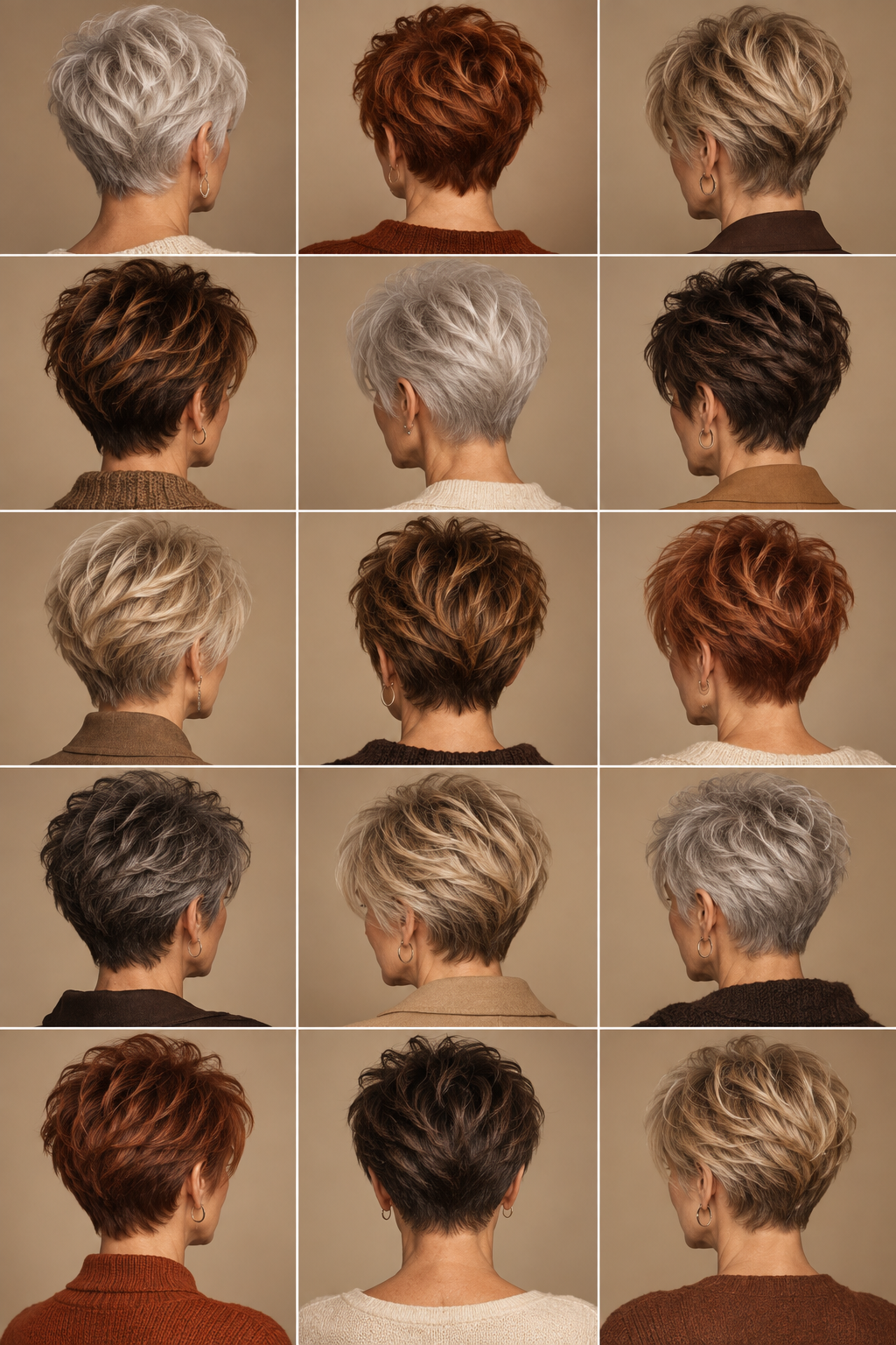 Textured crown fall pixie haircut idea