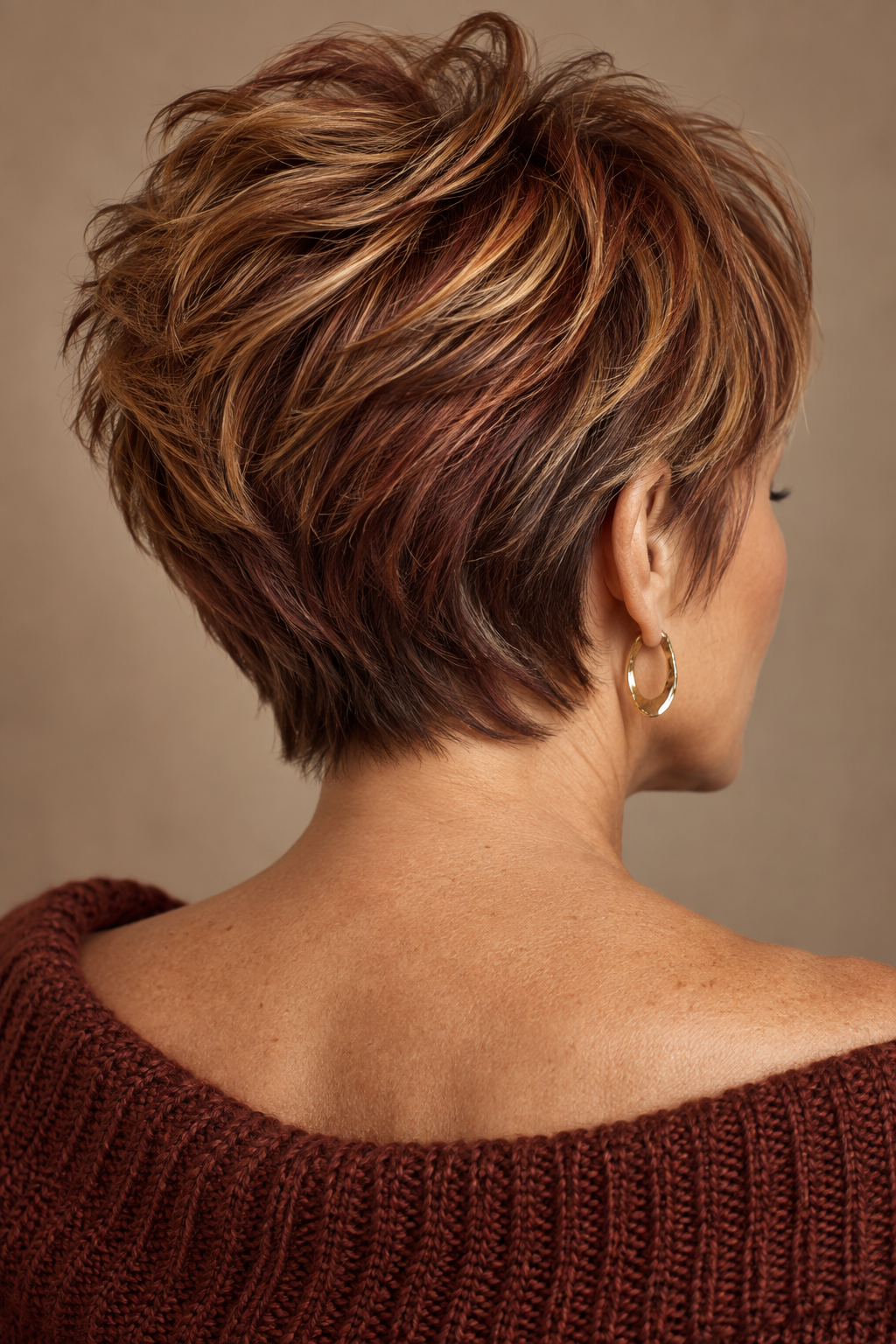Tapered sides pixie haircut idea