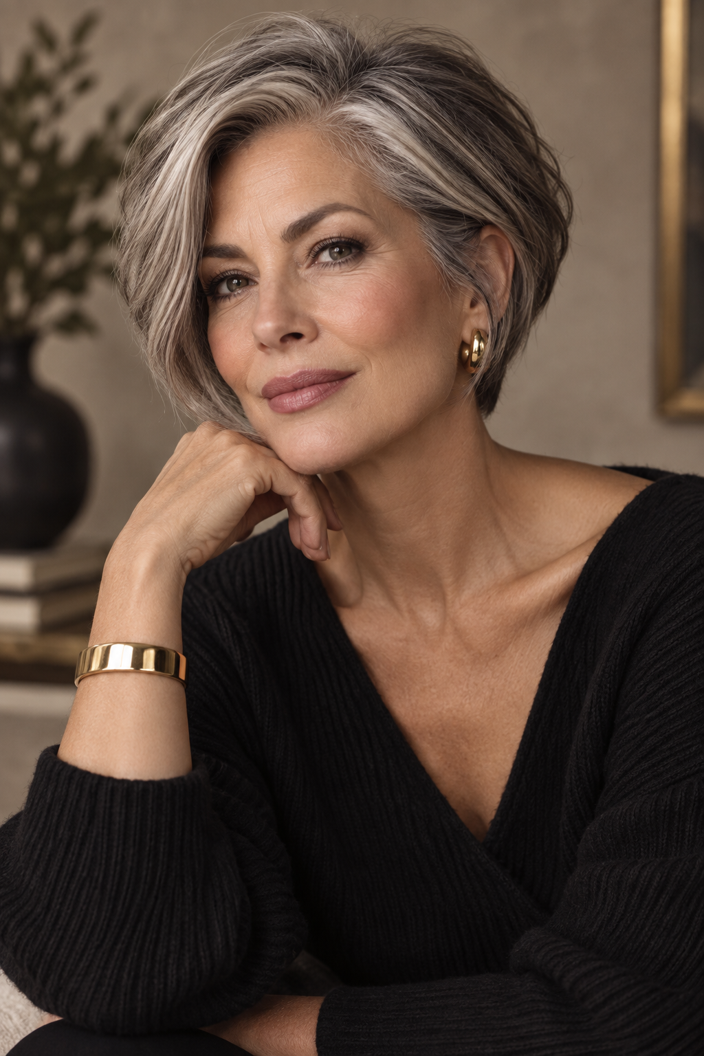 short stacked bob haircuts for women over 50 featured look