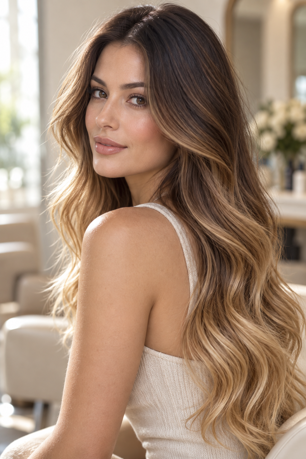 Rosewood ombre glow