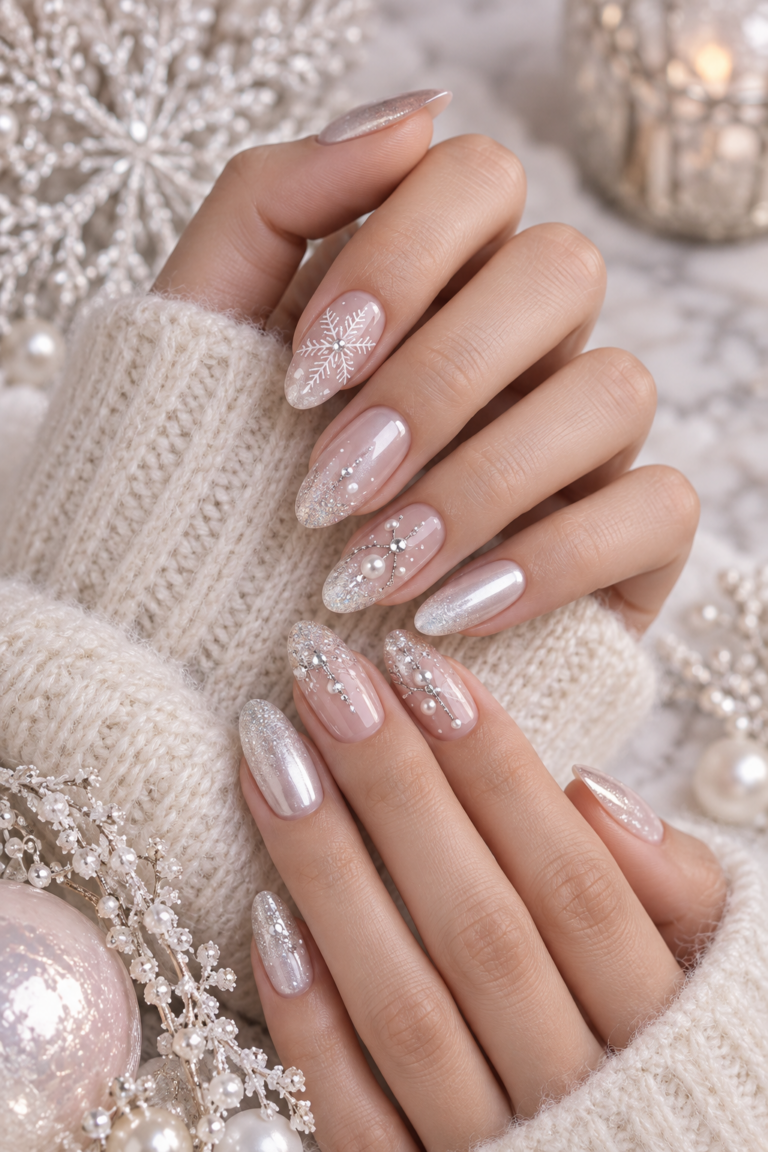 winter nail ideas soft winter manicure