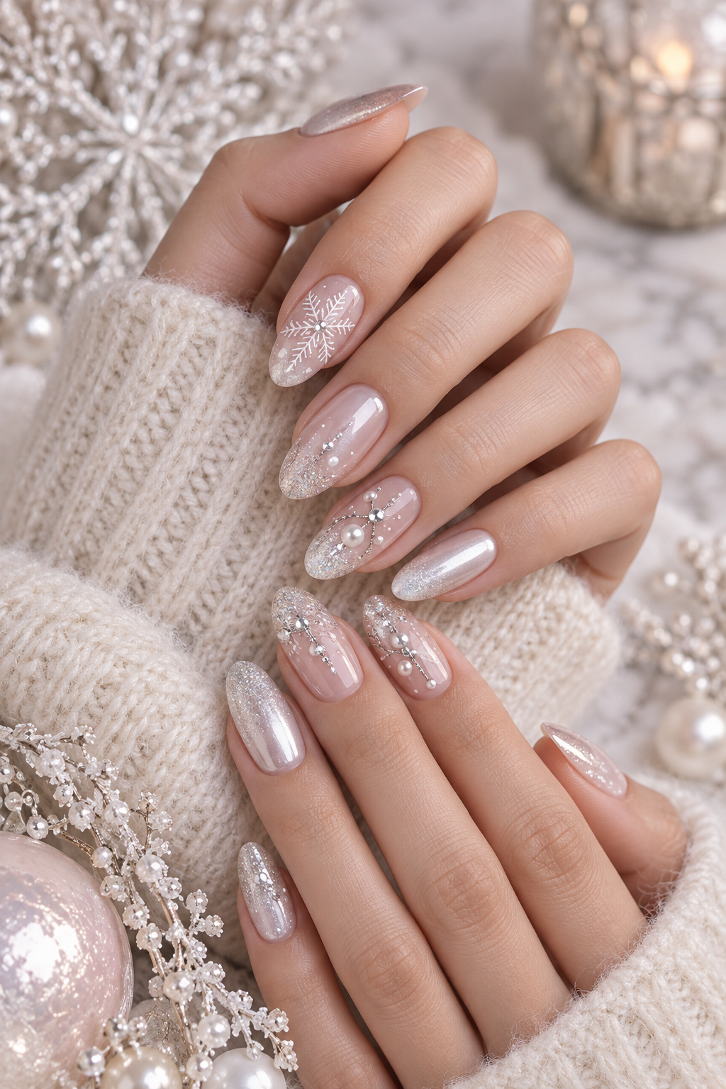 winter nail ideas soft winter manicure