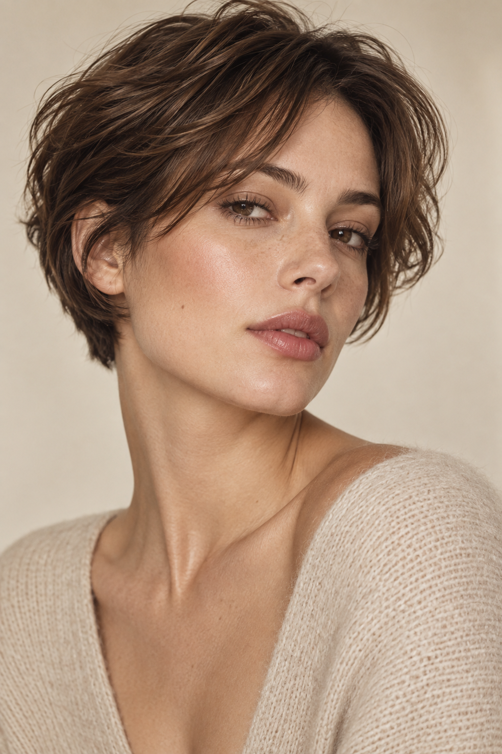 90s bixie cut: french-inspired 90s bixie
