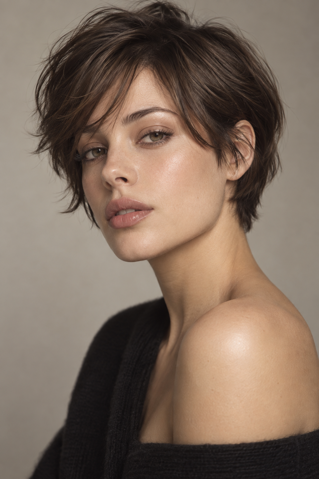 90s bixie cut: minimalist 90s bixie