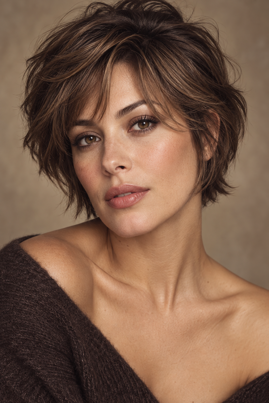 90s bixie cut: soft textured 90s bixie