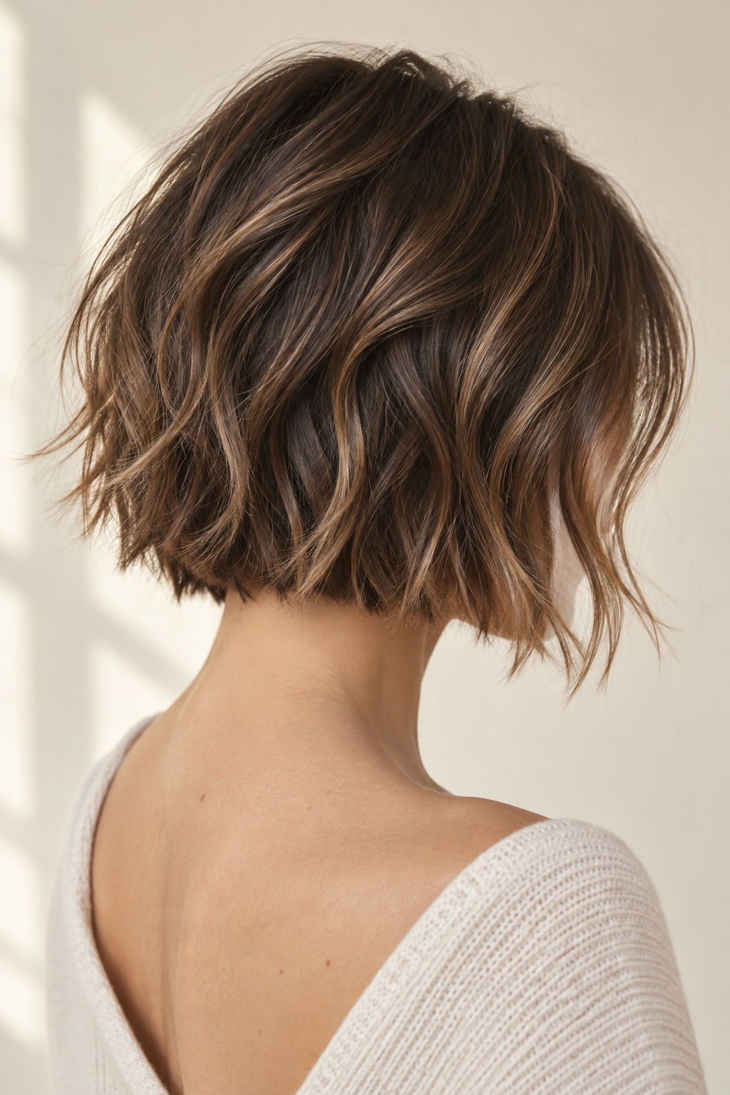 choppy bob hairstyles: choppy bob with bangs