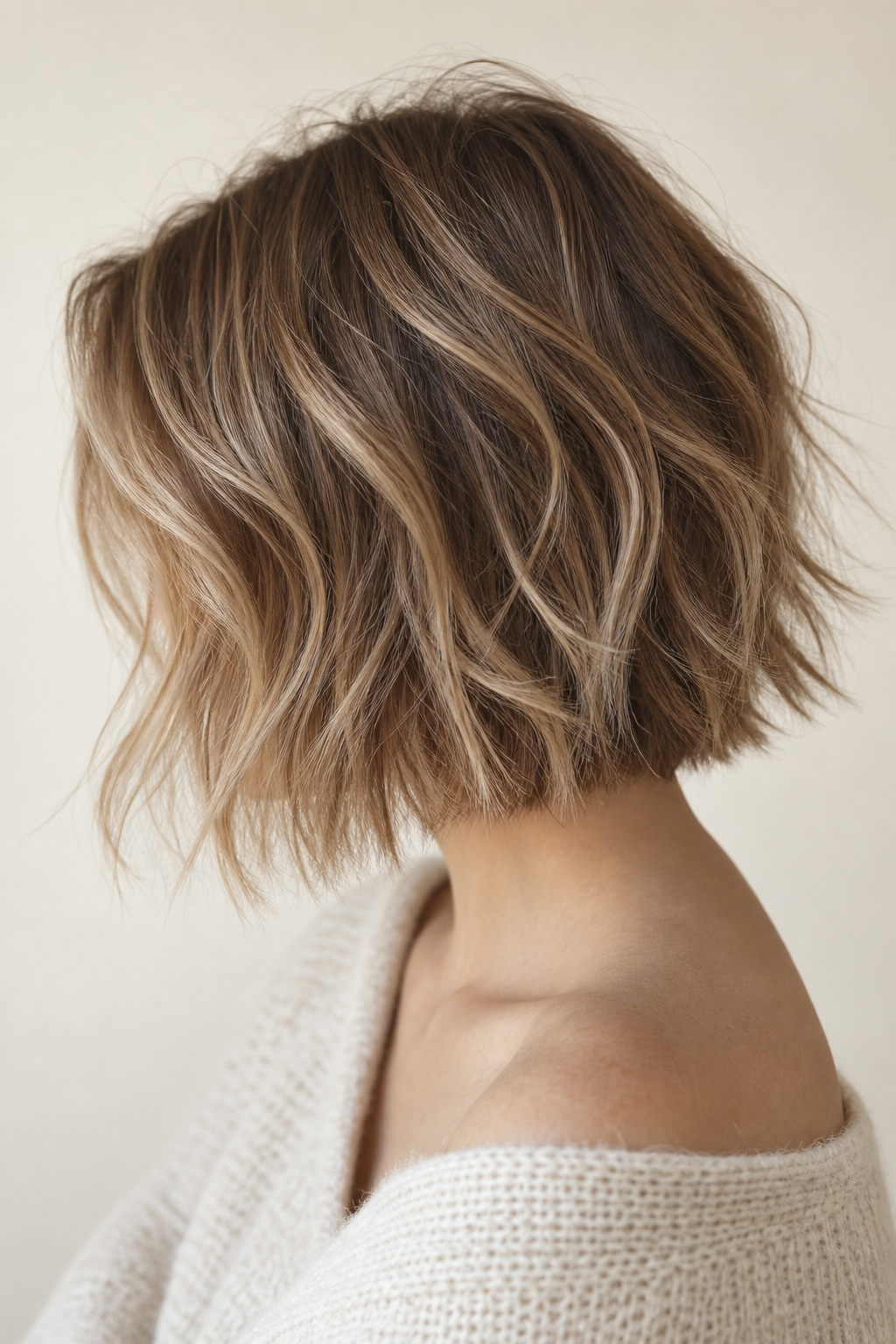 choppy bob hairstyles: soft choppy bob