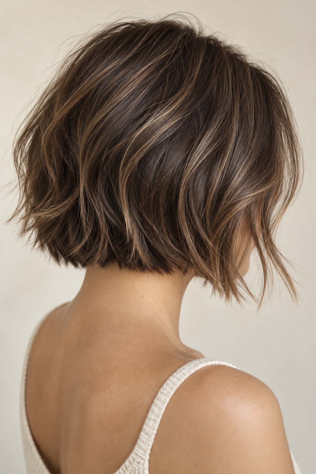 choppy bob hairstyles: layered choppy bob