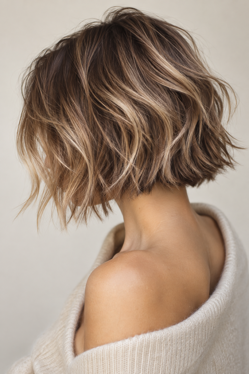 choppy bob hairstyles: blunt choppy bob