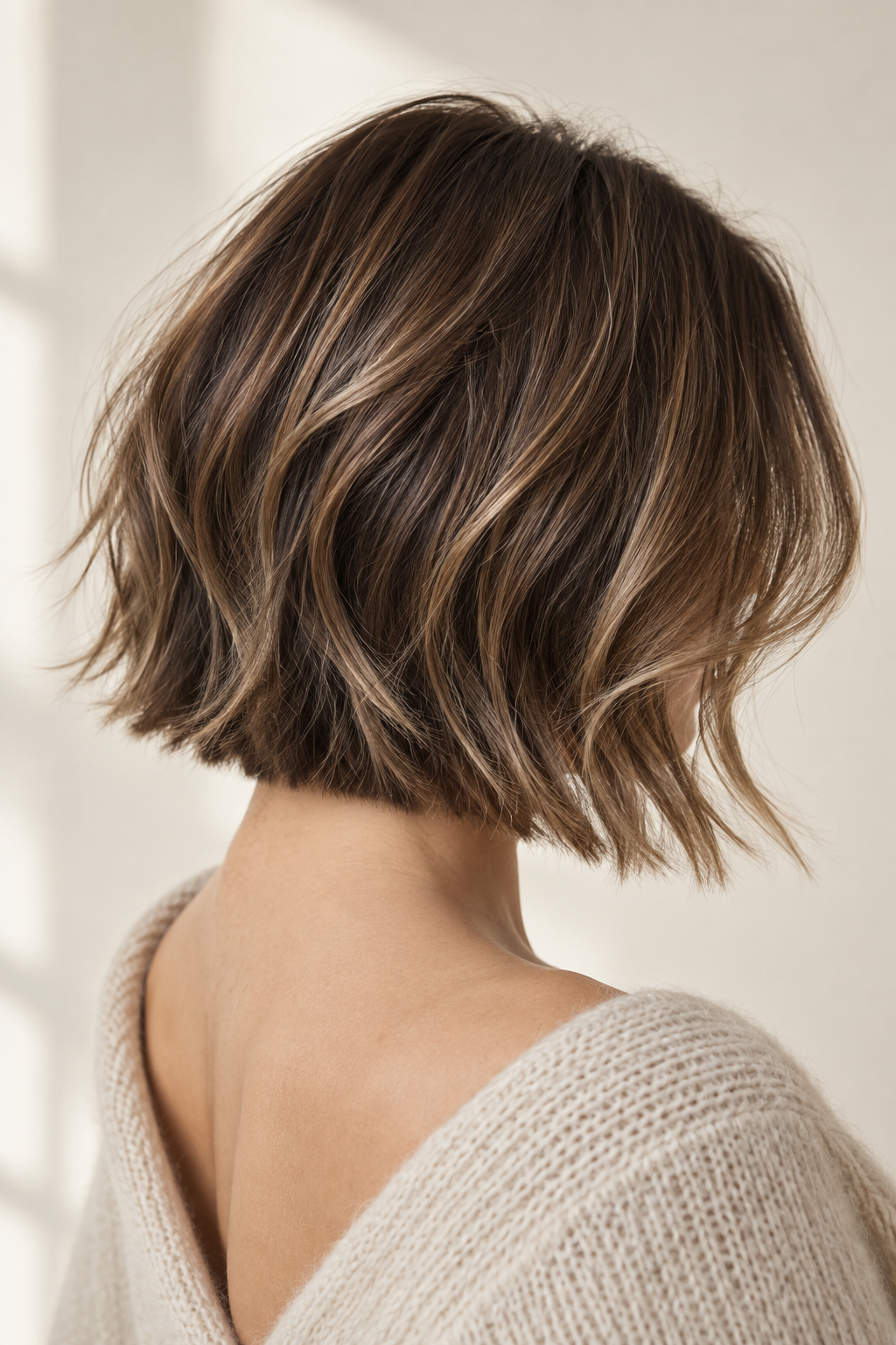 choppy bob hairstyles: french-inspired choppy bob