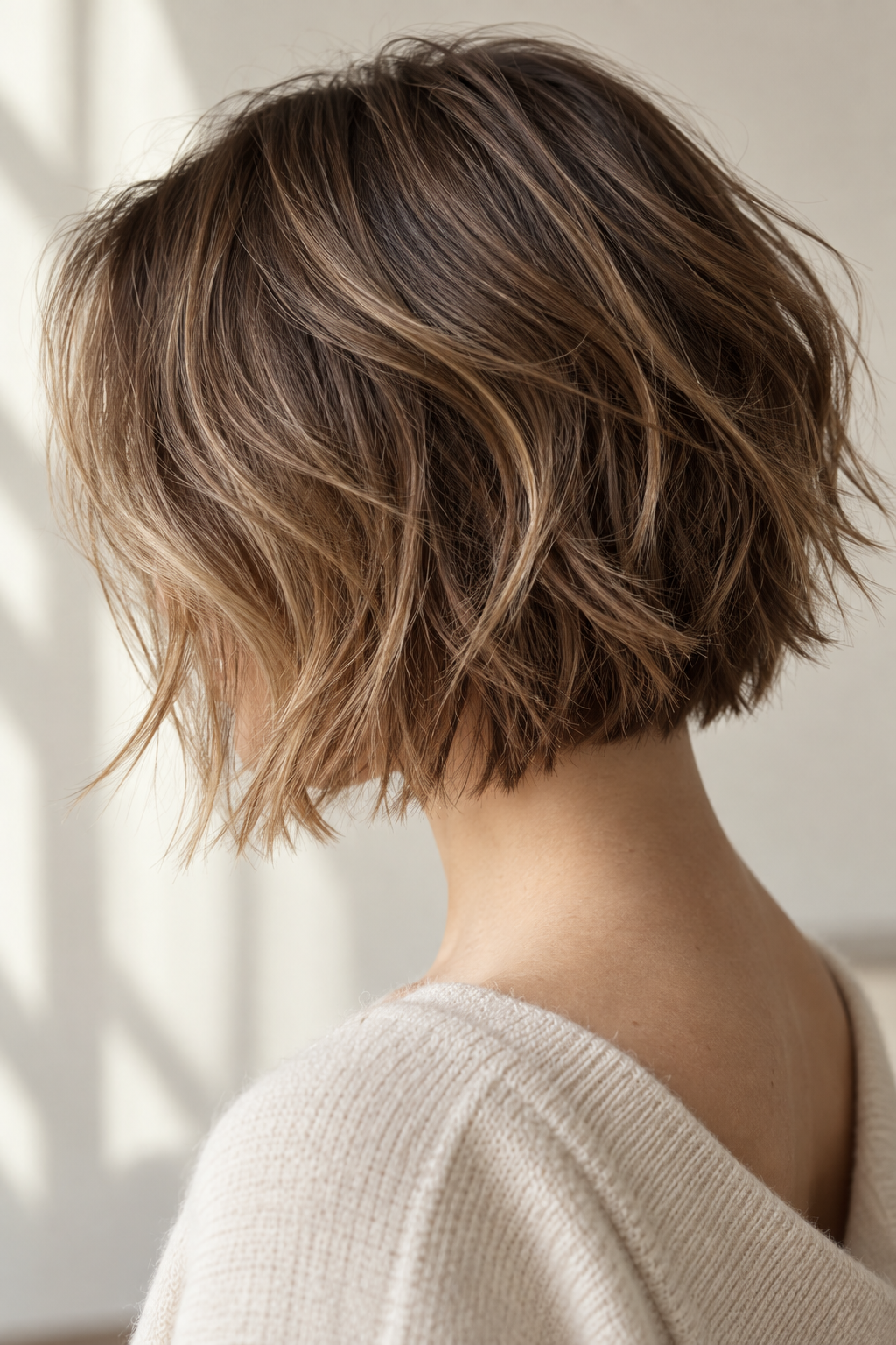 choppy bob hairstyles: polished choppy bob