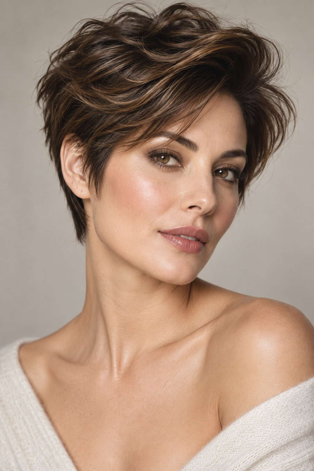 mother of the groom short hairstyles chic voluminous pixie