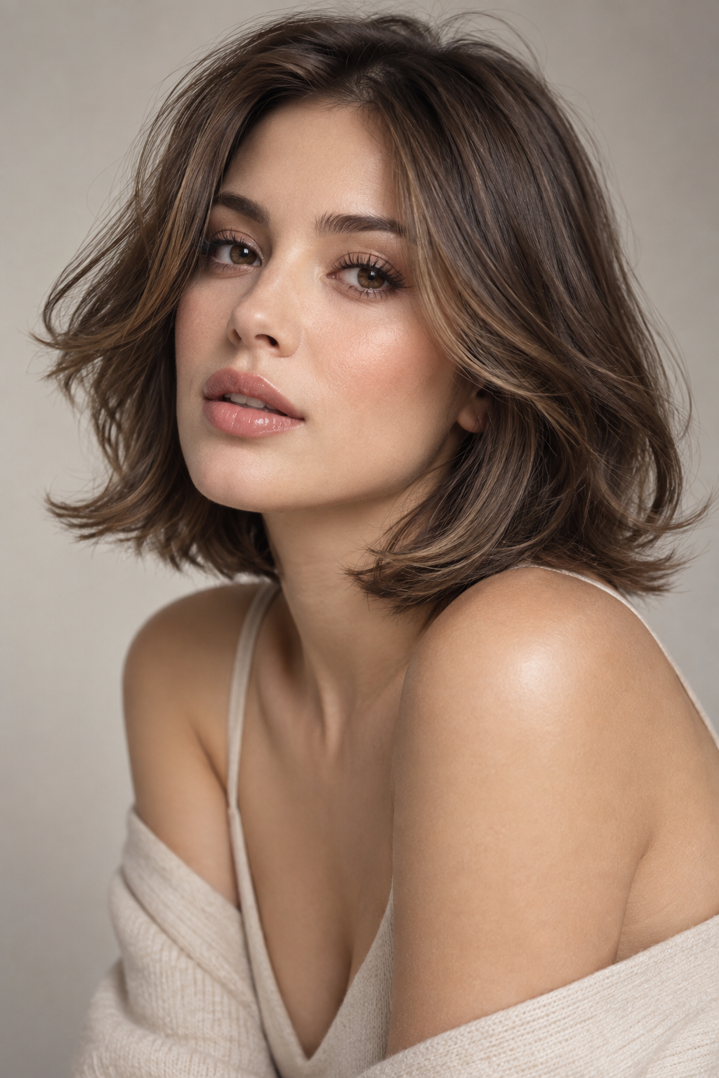 mother of the groom short hairstyles soft layered bob with gentle flipped ends