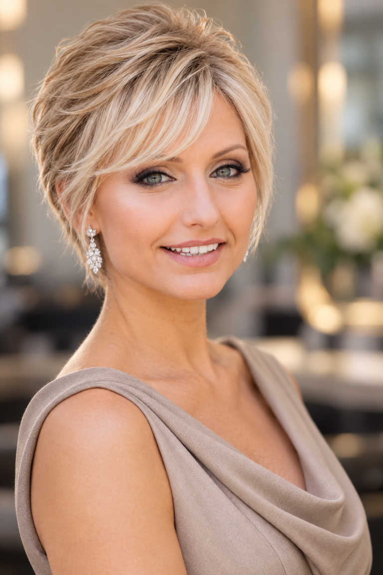 mother of the groom short hairstyles featured look