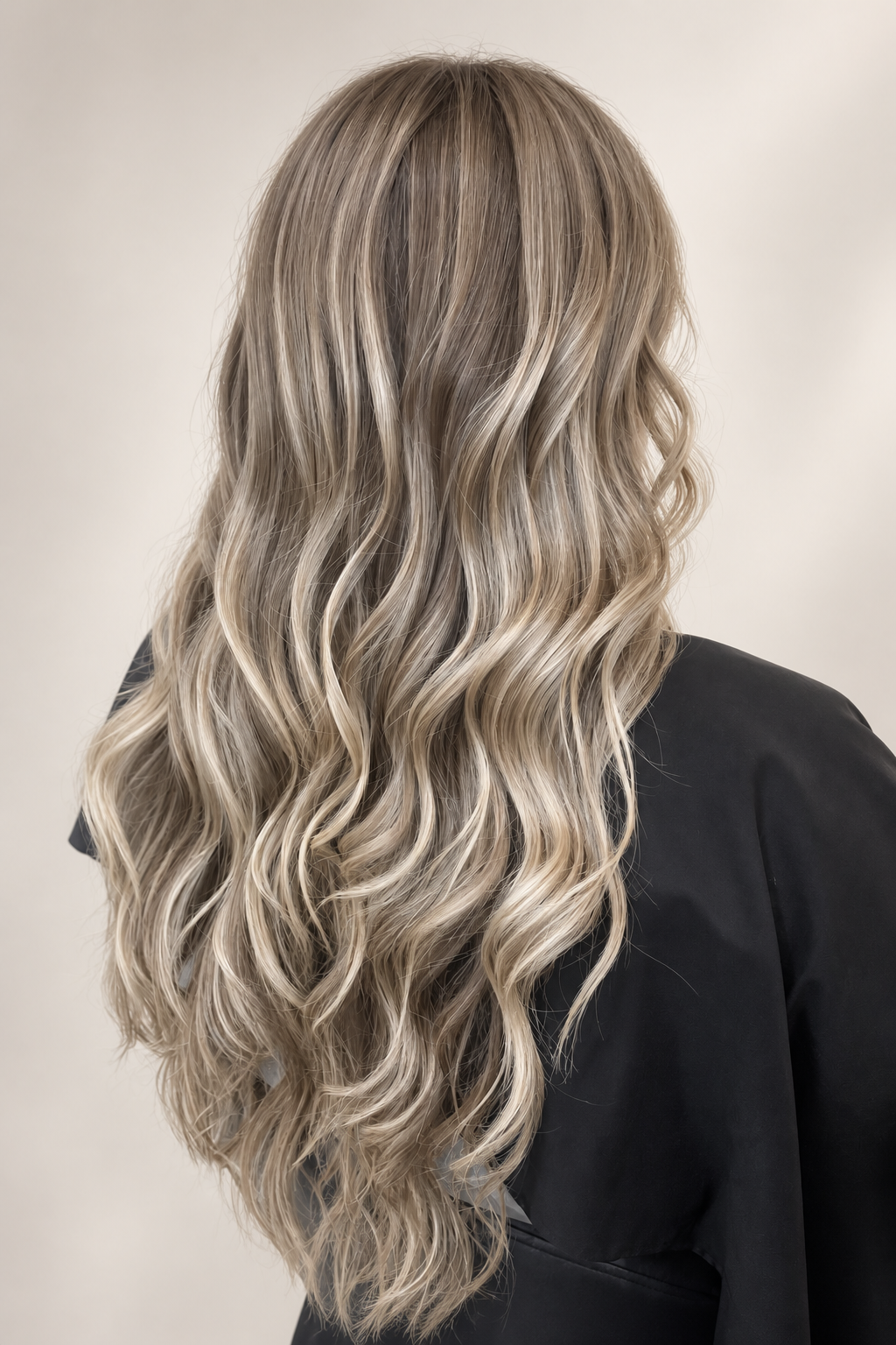 long silver straight hair: silvery ash blonde gloss