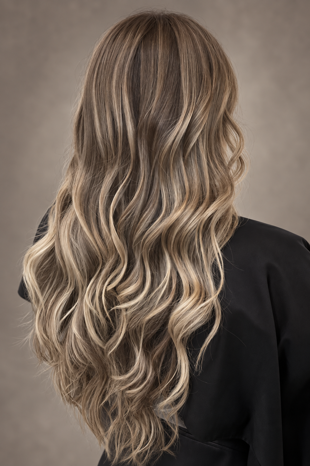 long silver straight hair: low-maintenance ash brunette
