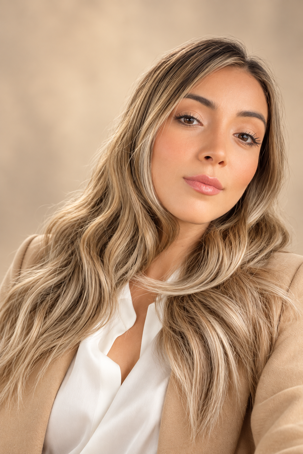 low lights for blonde hair: soft caramel lowlights