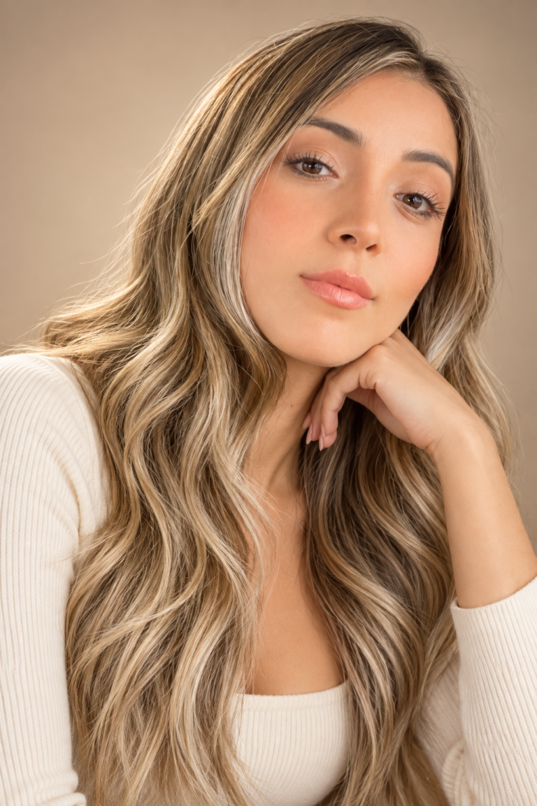 low lights for blonde hair featured look