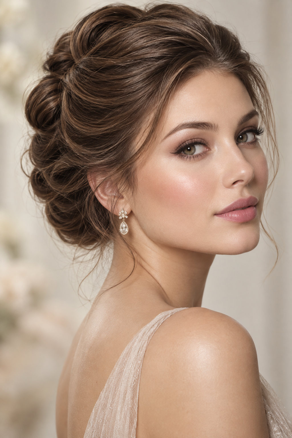 Polished roll mother of the bride updos