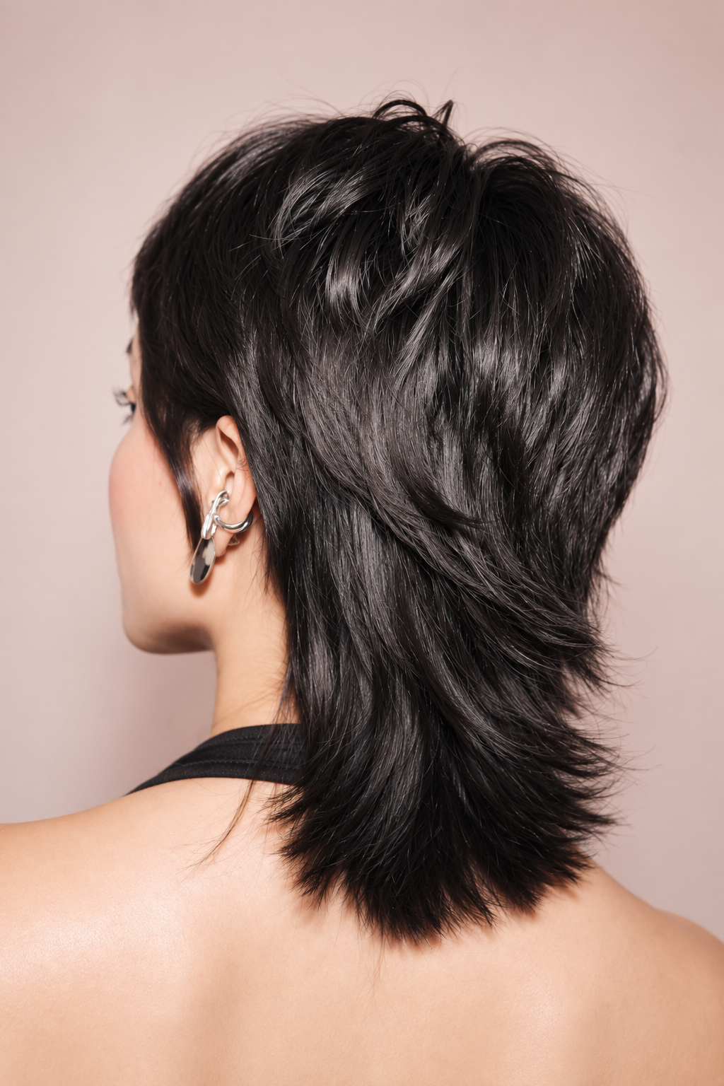short ear length hairstyles: asymmetrical ear-length bob