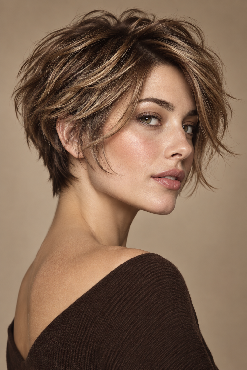 short layered haircuts: soft layered bixie