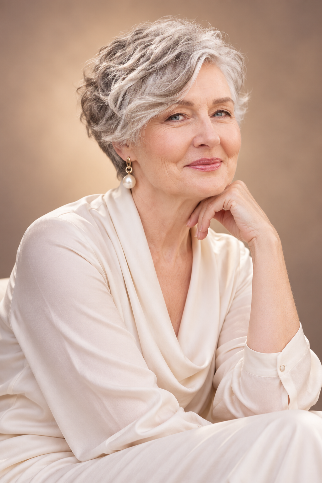 hairstyles for women over 70: tapered natural shape