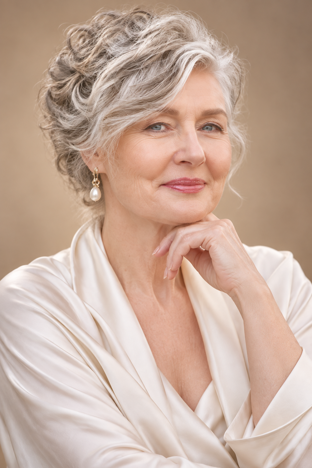 hairstyles for women over 70: voluminous crown