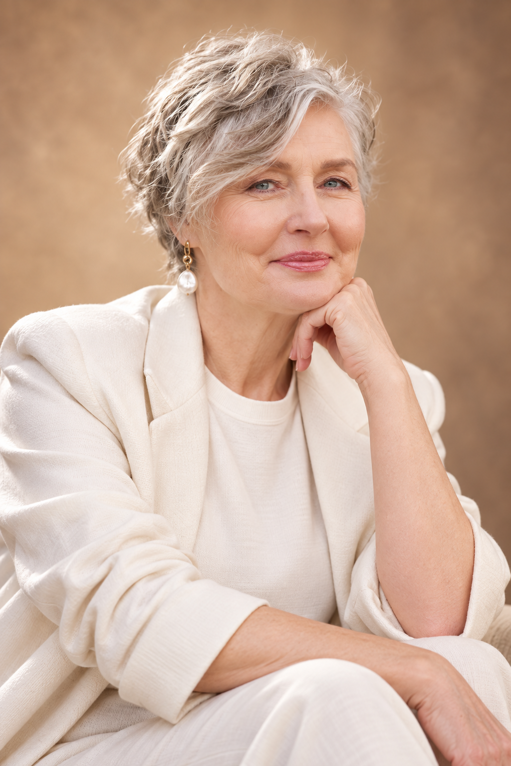 hairstyles for women over 70: low-maintenance wash-and-wear curls