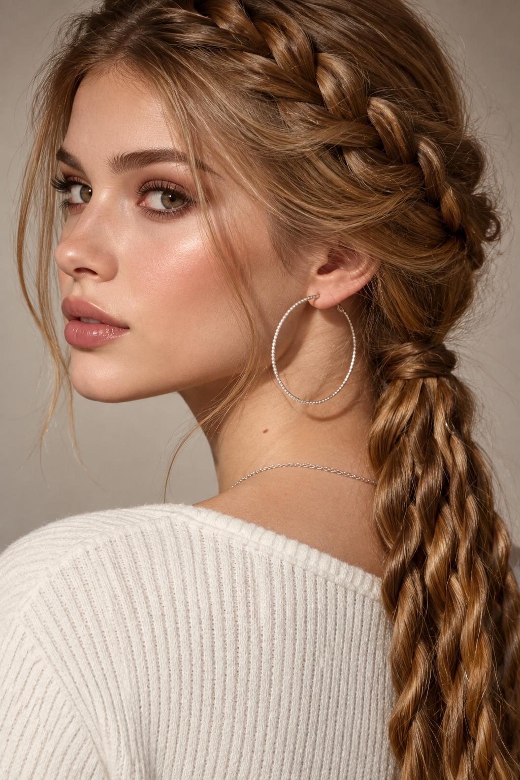 hairstyles for extensions: braided crown