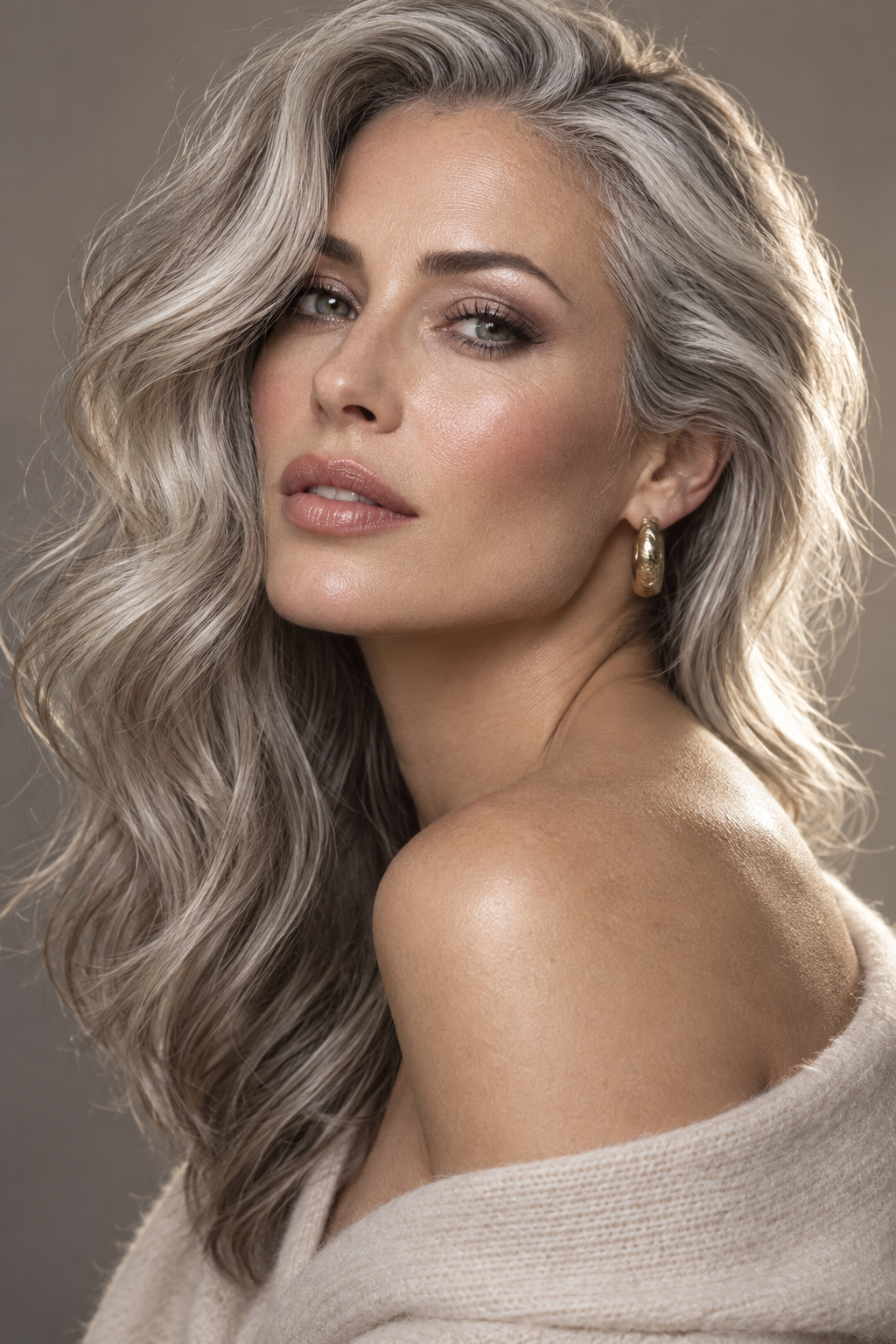wavy pixie haircuts: textured silver waves