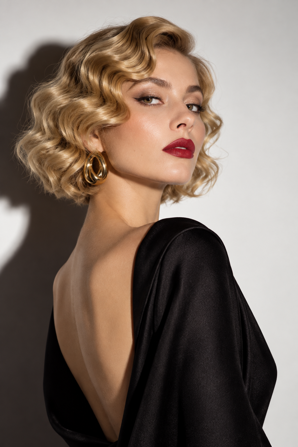 Romantic finger waves