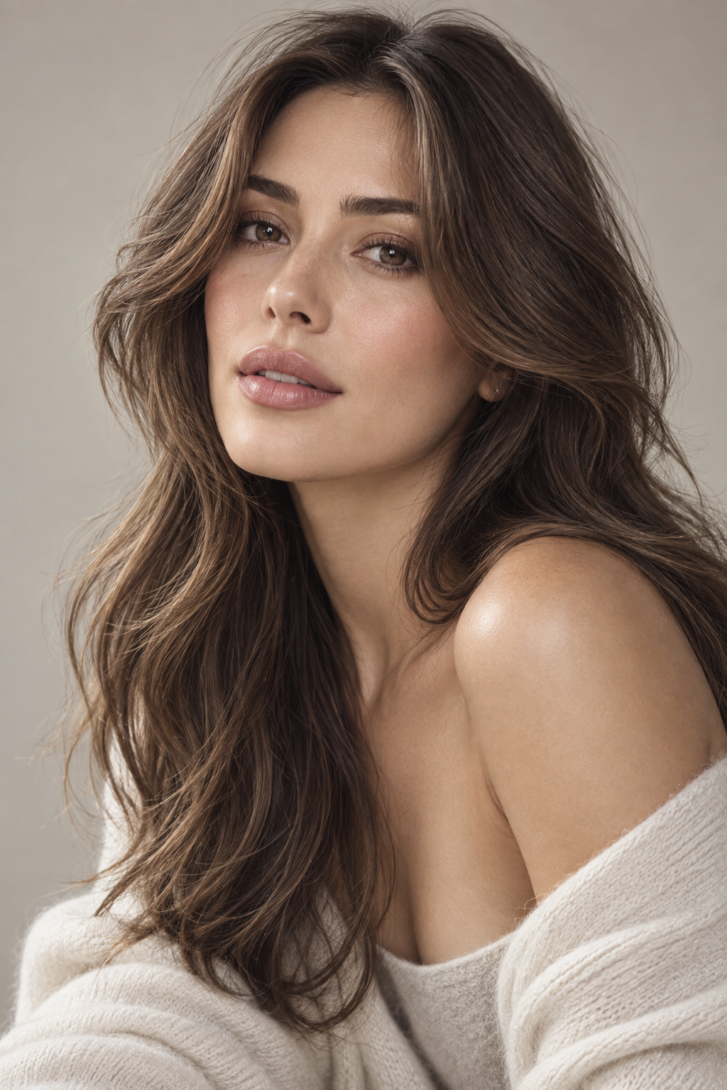 very layered medium length hairstyles: tapered layers around the face