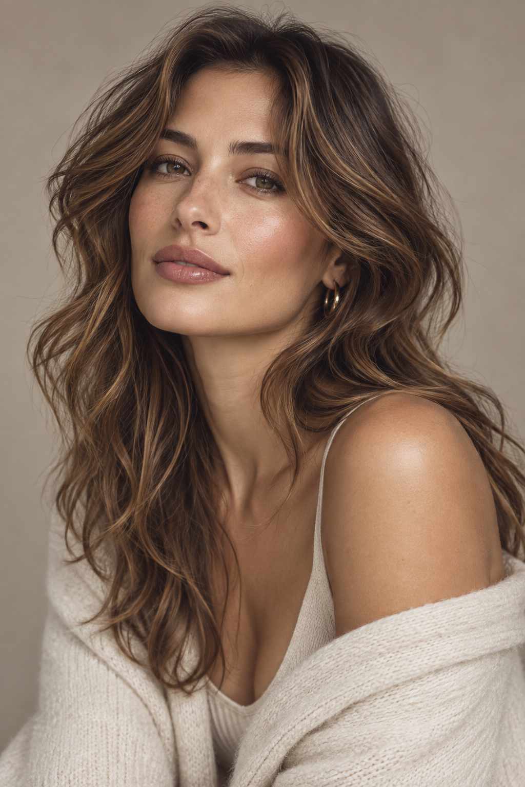 very layered medium length hairstyles: layered cut for natural waves