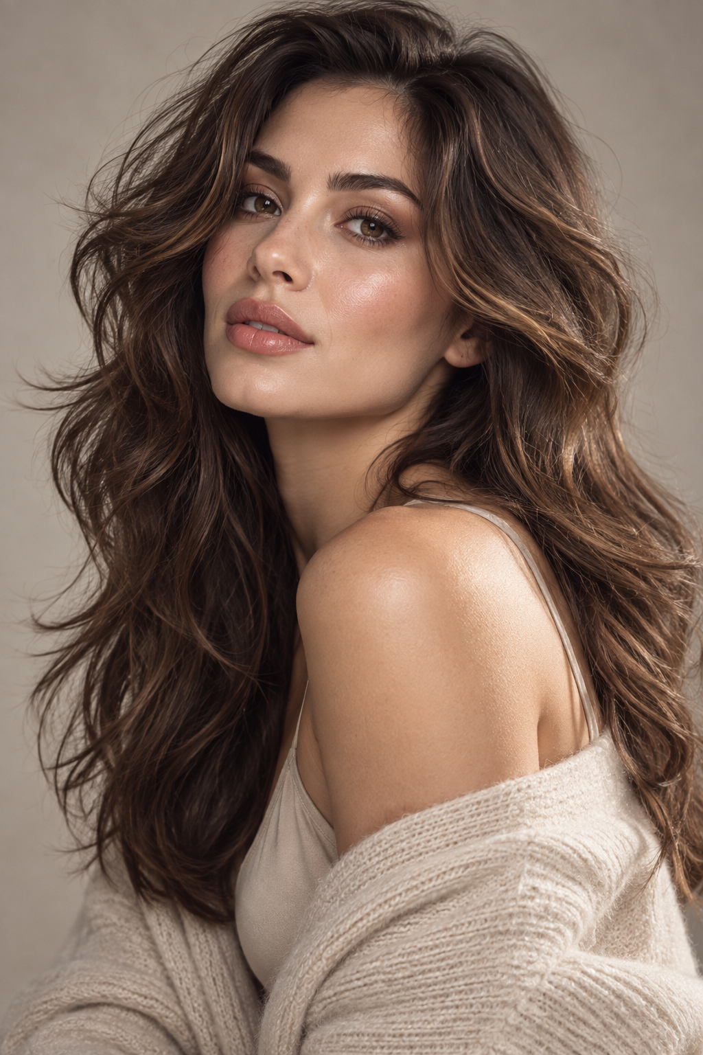 very layered medium length hairstyles: textured layers with volume
