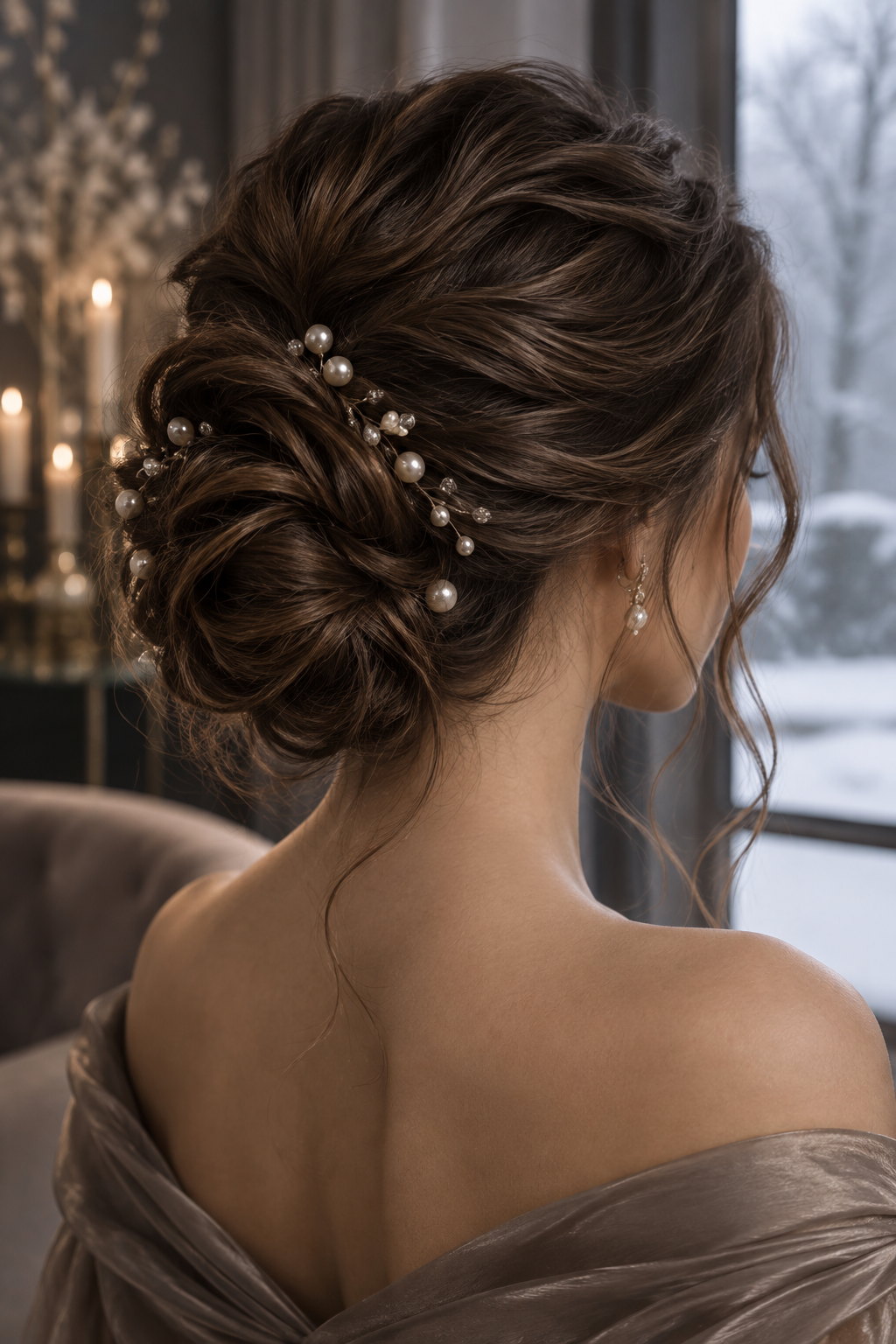 Sleek Low Chignon winter formal hairstyles