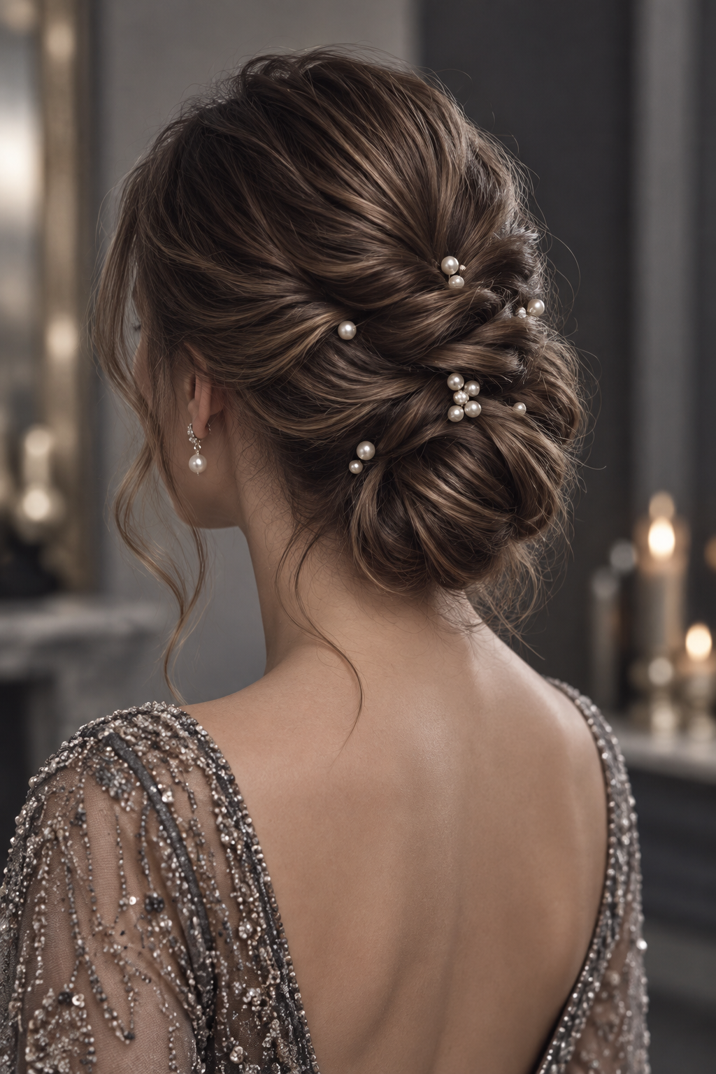 Side-Swept Curls winter formal hairstyles