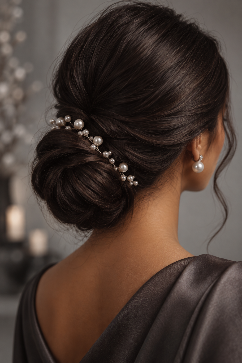 Textured French Twist winter formal hairstyles
