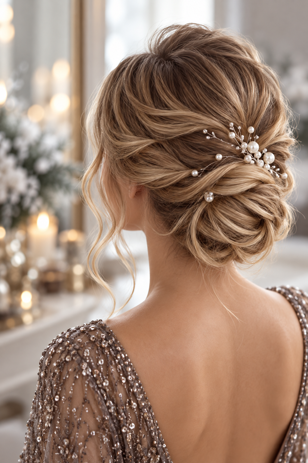 Glossy Old-Hollywood Curls winter formal hairstyles